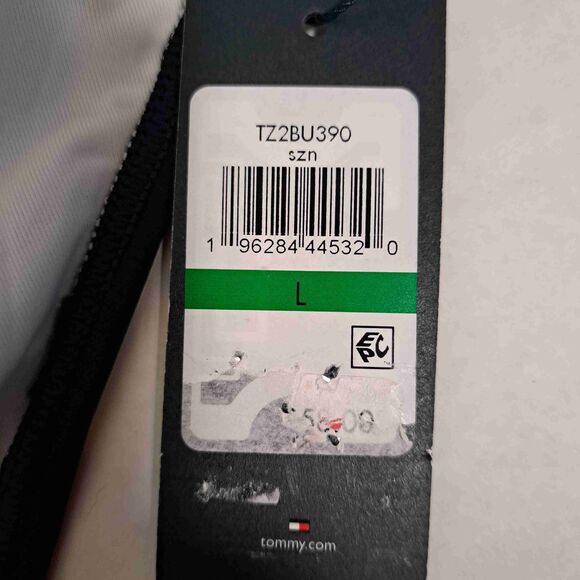 Tommy Hilfiger Navy/White V-Cut Cheeky Fit Bikini Swim Bottoms - Picture 6 of 9